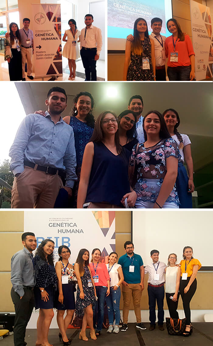 SEMILLERO Y GRUPO DE CIENCIAS BÁSICAS PRESENTES EN EL XV CONGRESO COLOMBIANO & IX INTERNACIONAL DE GENÉTICA HUMANA