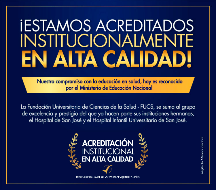 ¡Estamos acreditados institucionalmente en Alta Calidad!